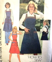 7561 EZ SEW BACK WRAP STRAPPY DRESS,JUMPER PATTERN 12